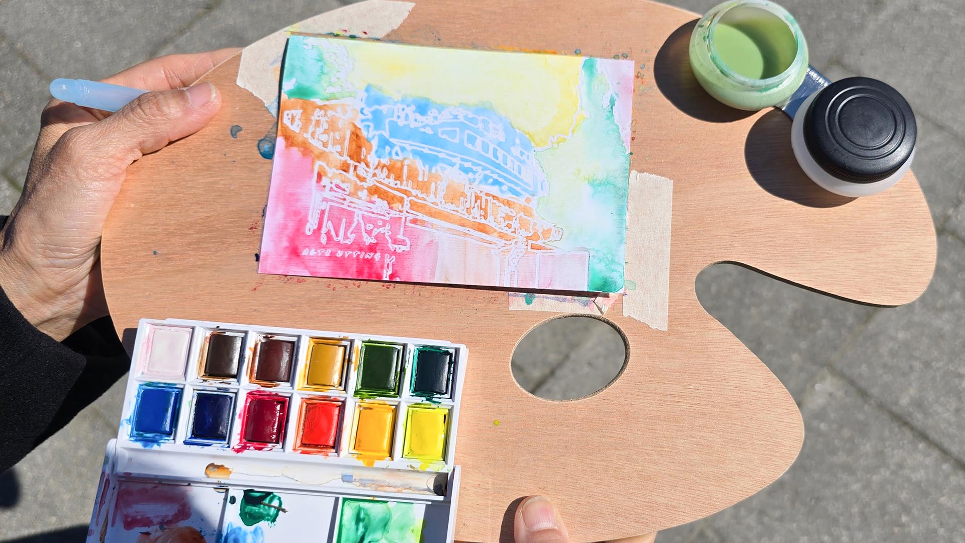 Aquarell malen München