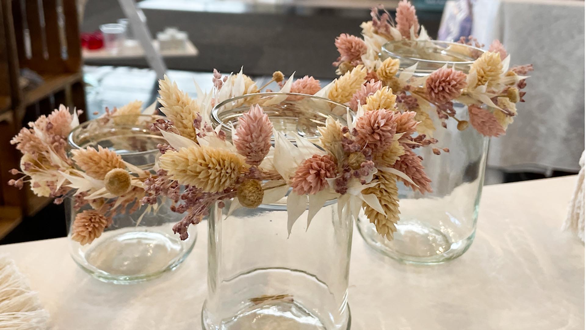 Trockenblumenkranz Workshop Rostock