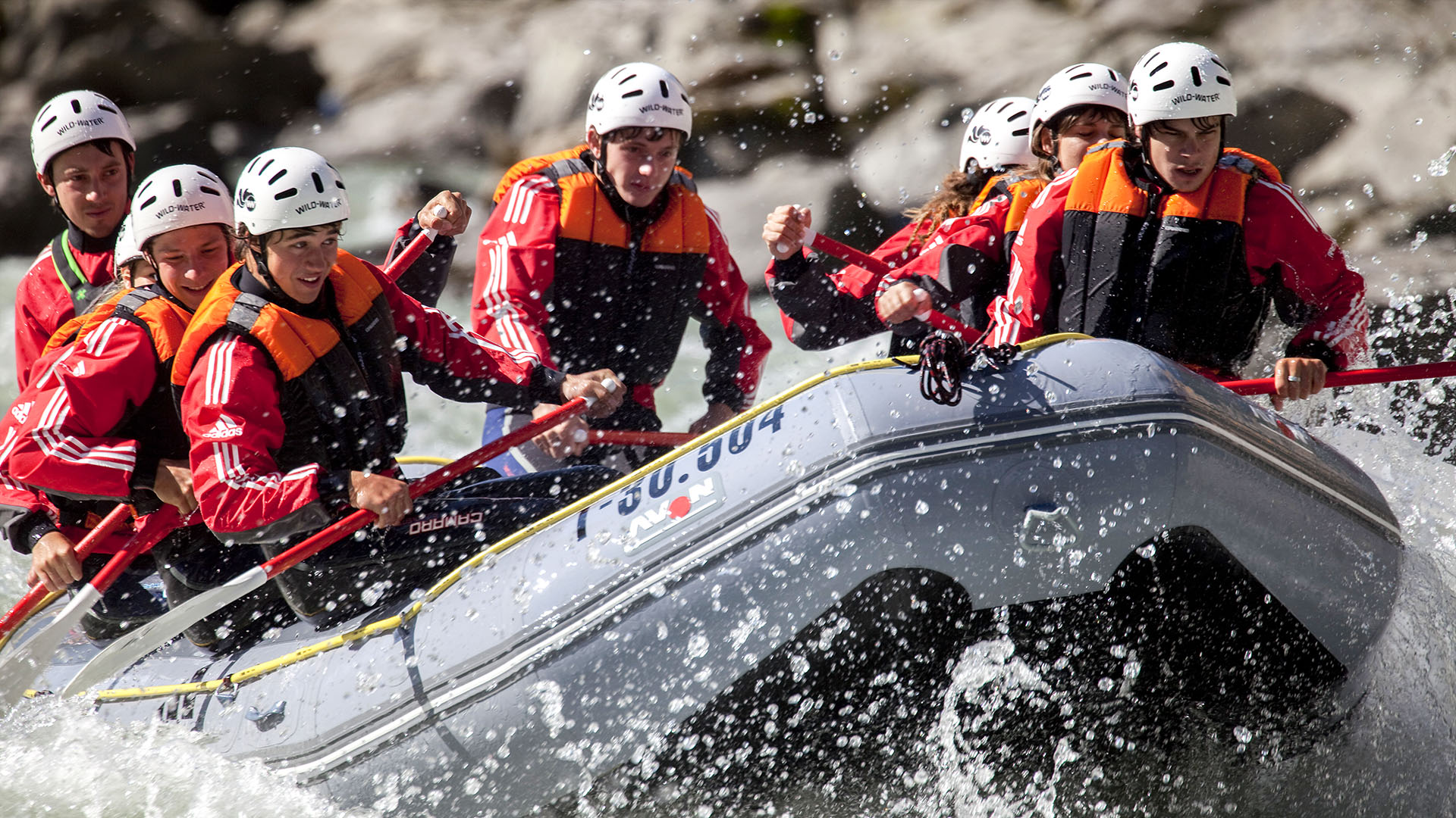 Extrem-Rafting im Ötztal