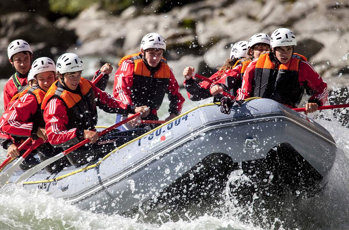 Extrem-Rafting im Ötztal