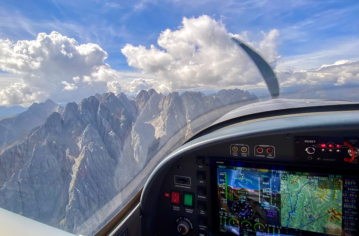 Flugzeug Rundflug Schwäbisch Hall im Cockpit (50 Min.)