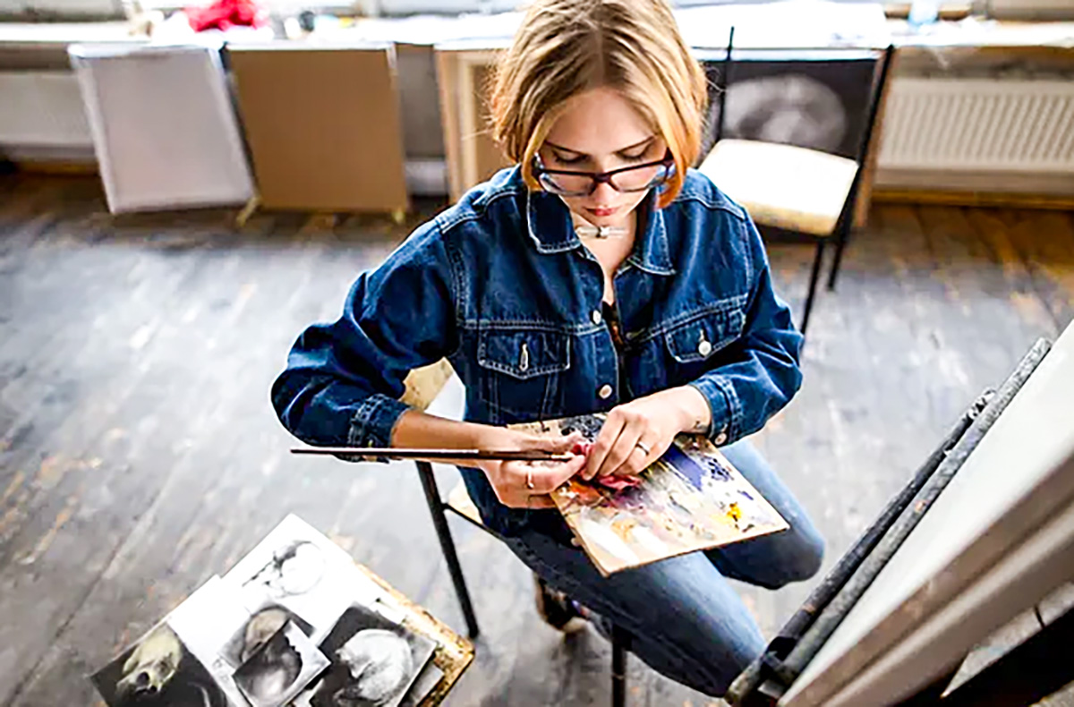 Malen mit Strukturpaste München