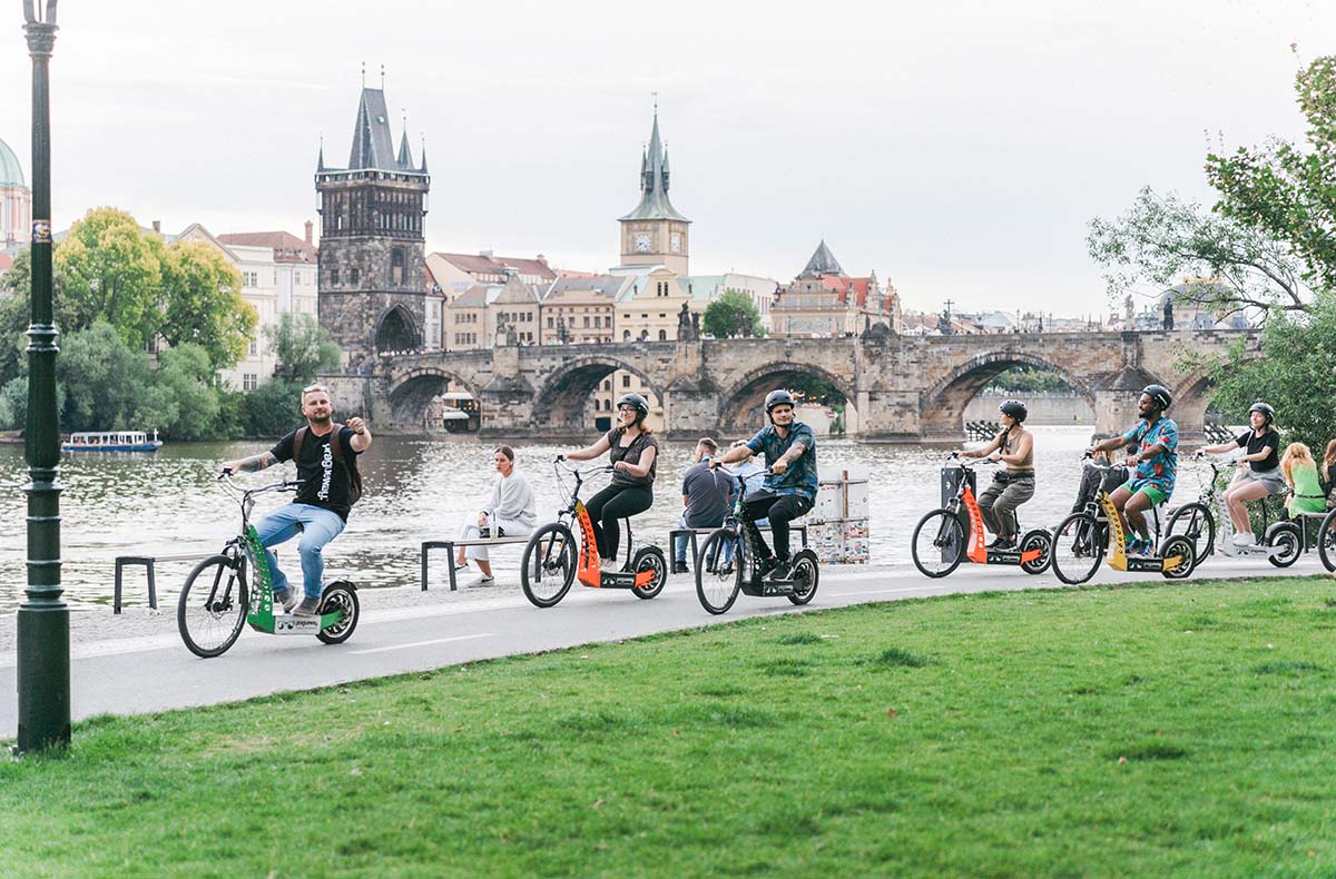 Sightseeing mit dem E-Scooter in Prag