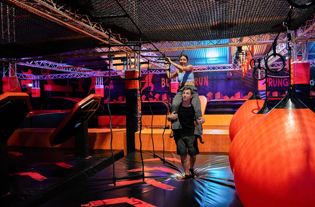 Trampolin Park für 2