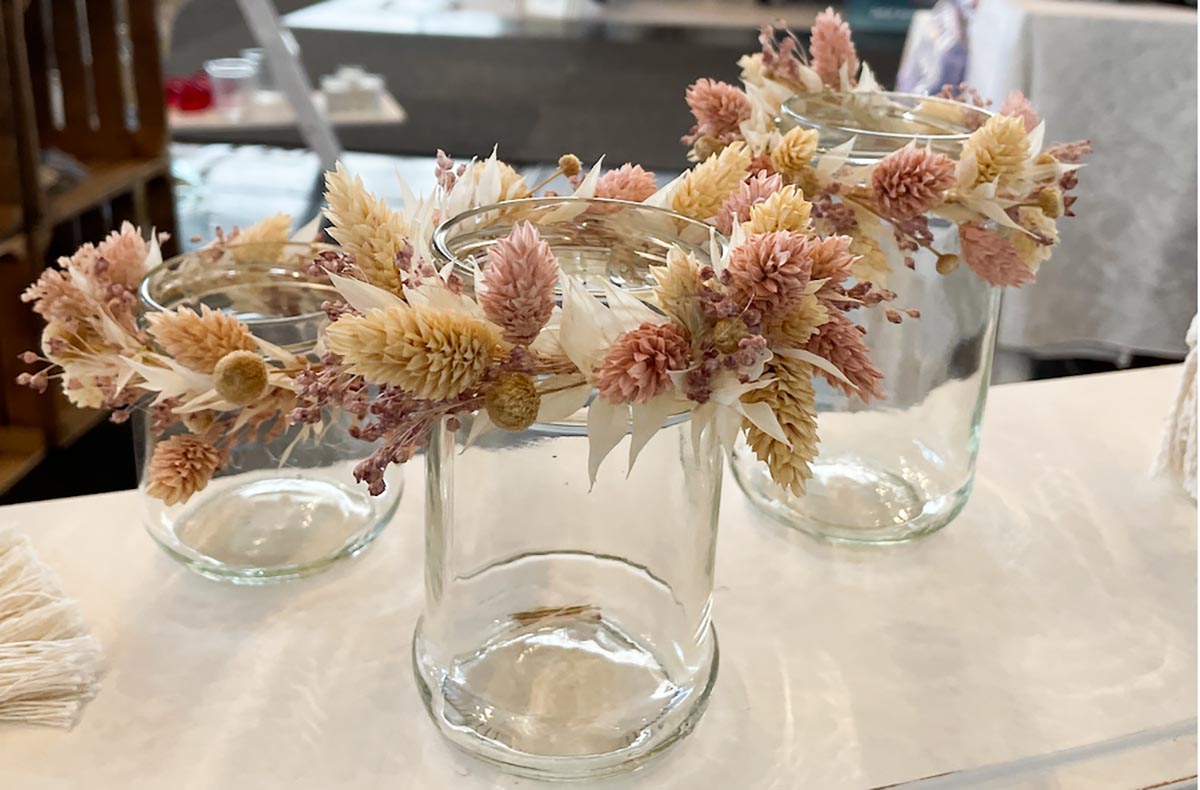 Trockenblumenkranz Workshop Rostock