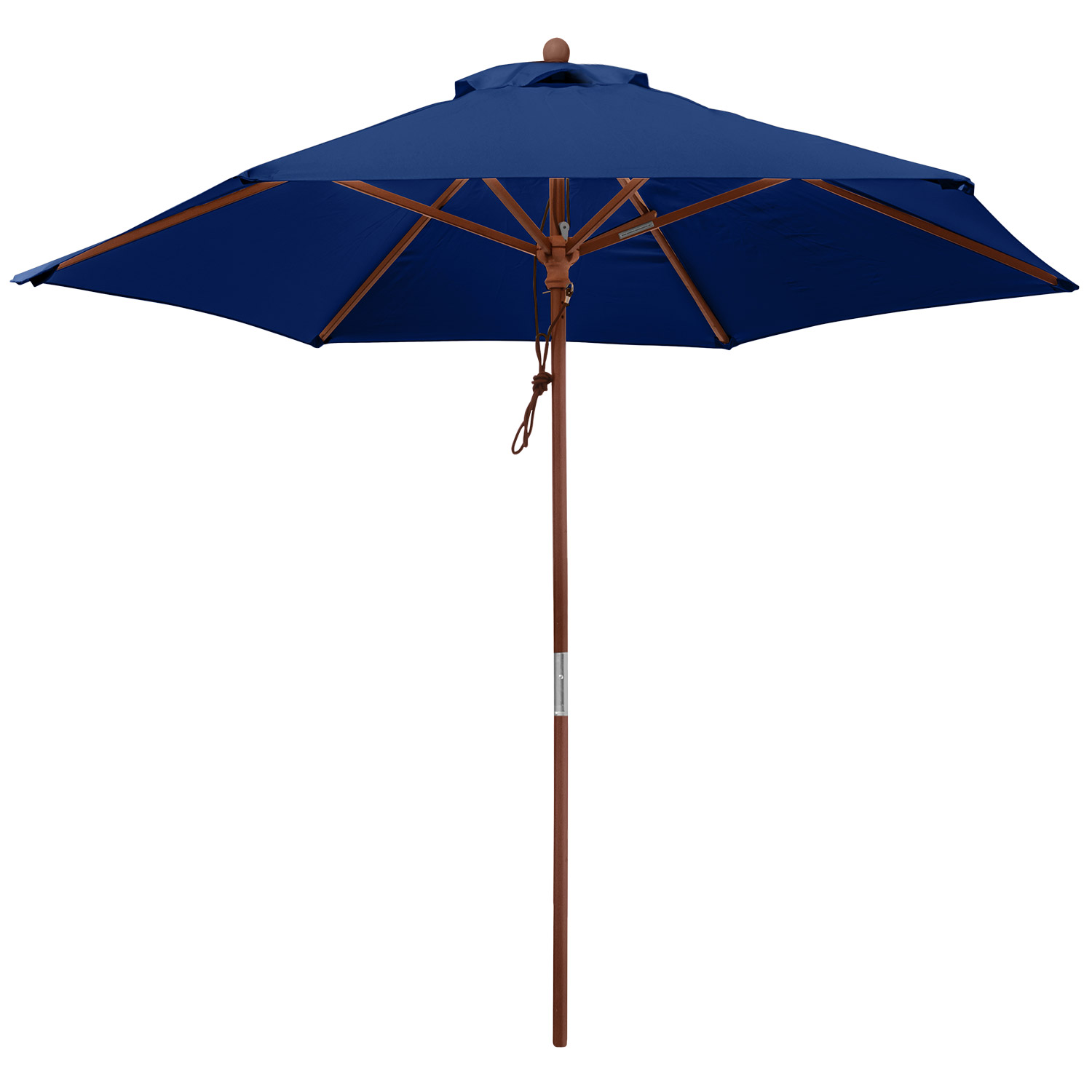 anndora Sonnenschirm 2,5m rund Navy Dunkelblau Winddach UV-Schutz