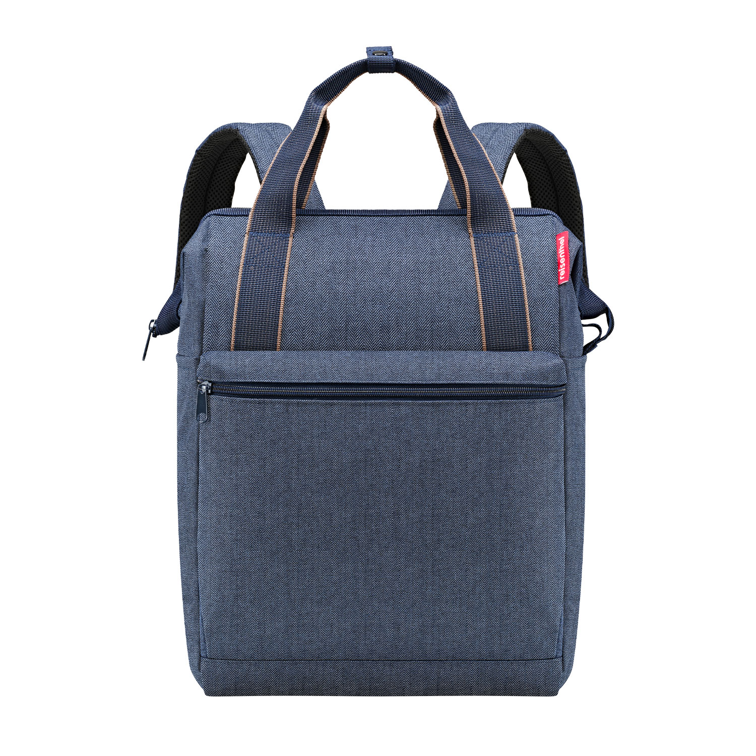 Reisenthel Rucksack allrounder R - muster blau mit rauten - herringbone -23 Liter - 29 x 45,5 x 19,5 cm blue blau