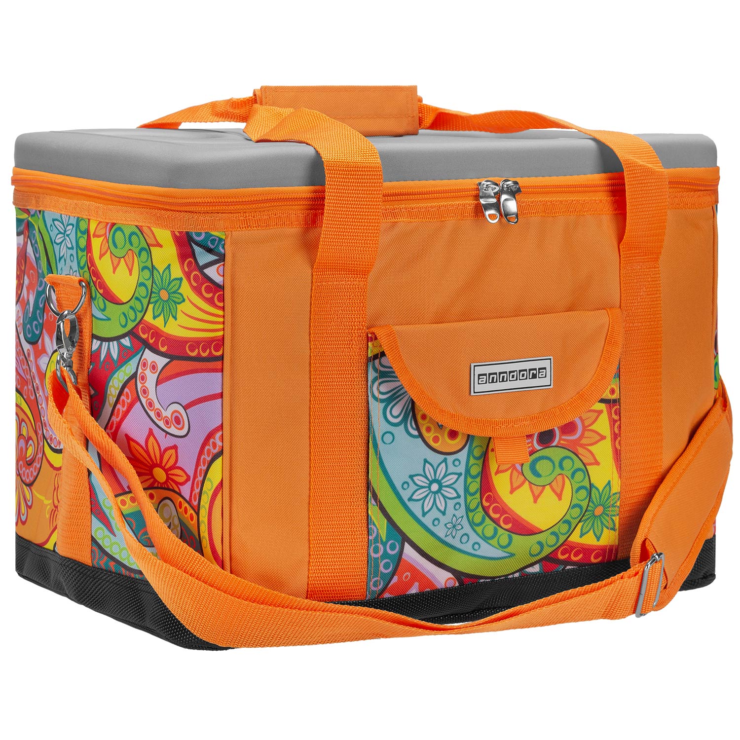anndora Kühltasche XL 40 Liter paisley - stabiler Boden von innen wasserdicht