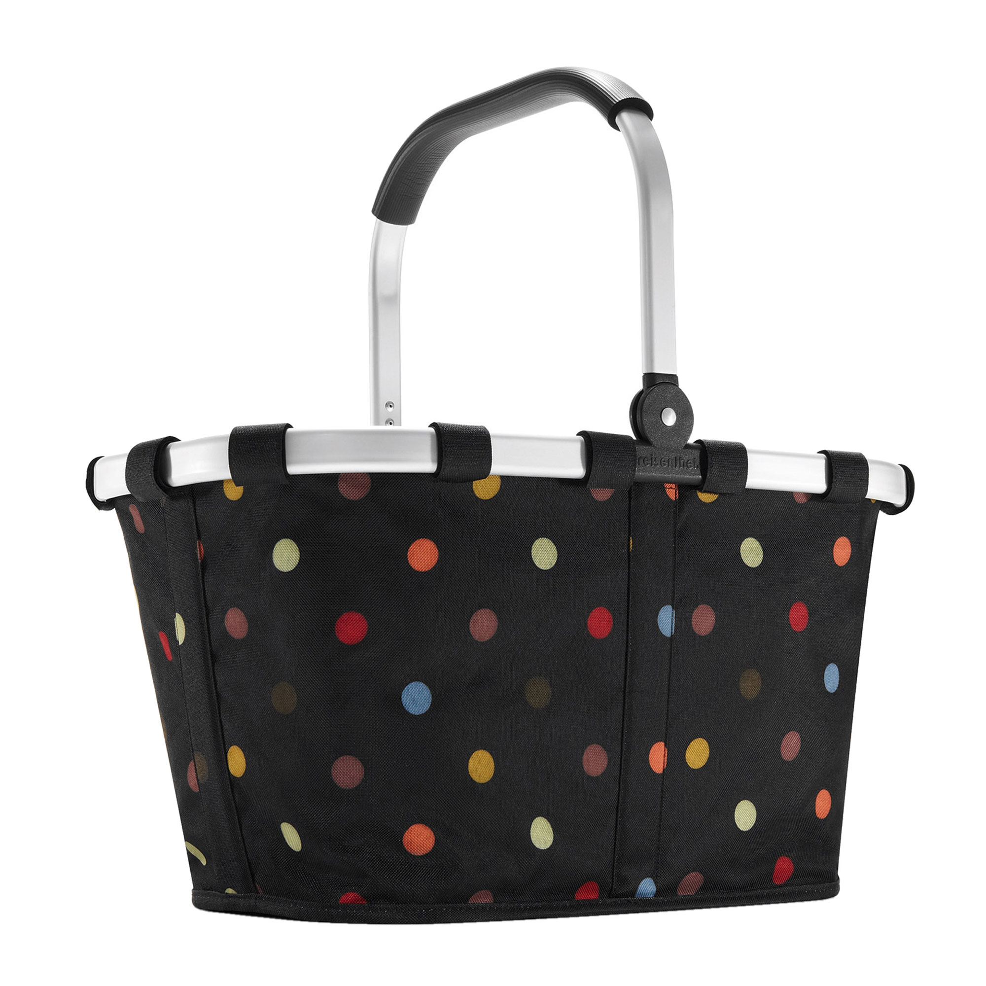 reisenthel Einkaufskorb carrybag dots 22 L- Einkaufstrolley schwarz bunt