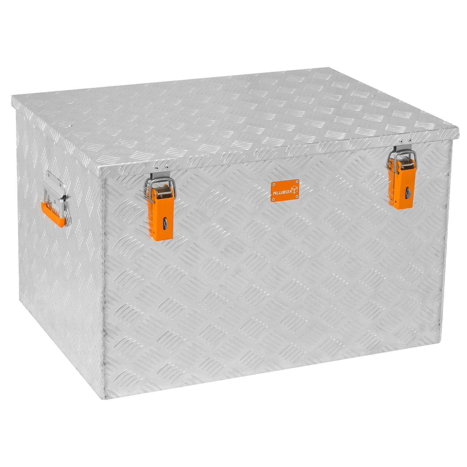 Alubox aus Riffelblech: Perfekte Lösung für Werkzeuge, Gartengeräte, Campingausrüstung und mehr – Robust, Leicht und Stabil - nur knapp 10,6 kg bei 190 Litern