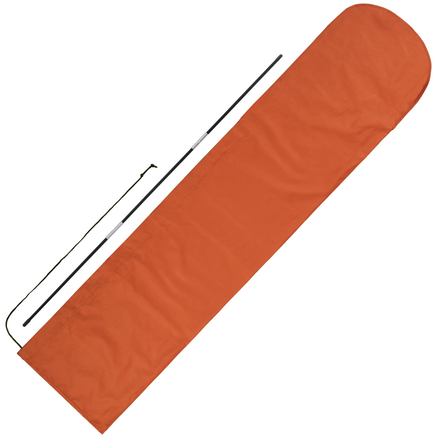 Sonnenschirm Husse Schutzhülle für 4m rund / 3x3m quadratisch - Terracotta