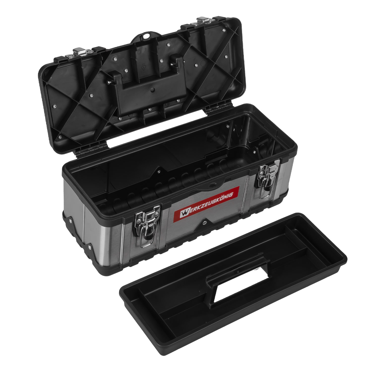 Werkzeugkönig Werkzeugkoffer Edelstahl - Klappkoffer