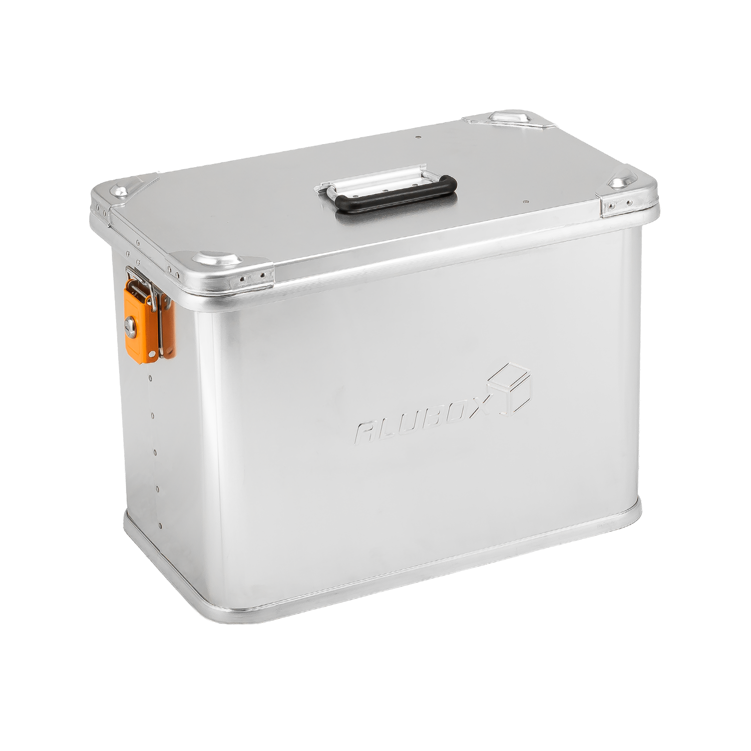 ALUBOX Motorradkoffer aus Alu 41 Liter Seitenkoffer wasserfest abschließbar