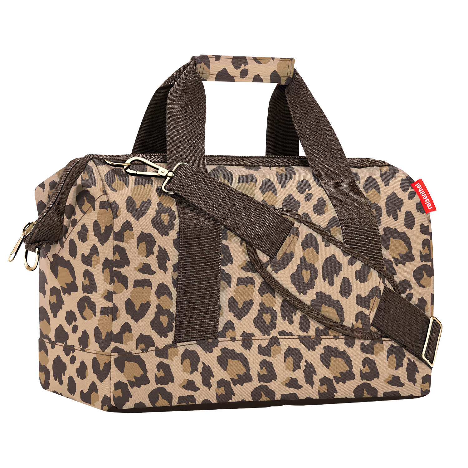 reisenthel allrounder M leo macchiato braun im Leoparden style Jogatasche - Sporttasche