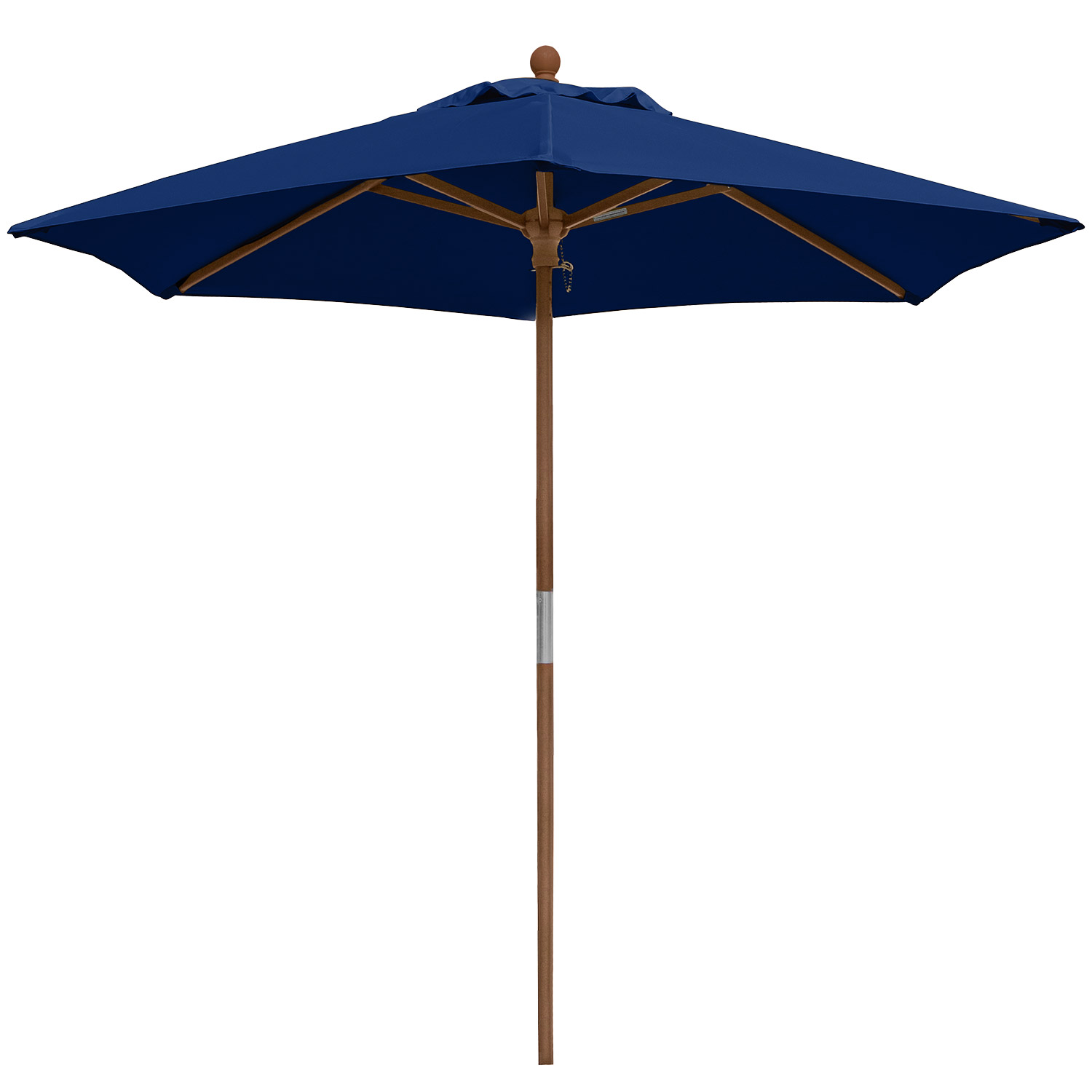 anndora Sonnenschirm 2,1m rund Navy Dunkelblau Winddach UV-Schutz