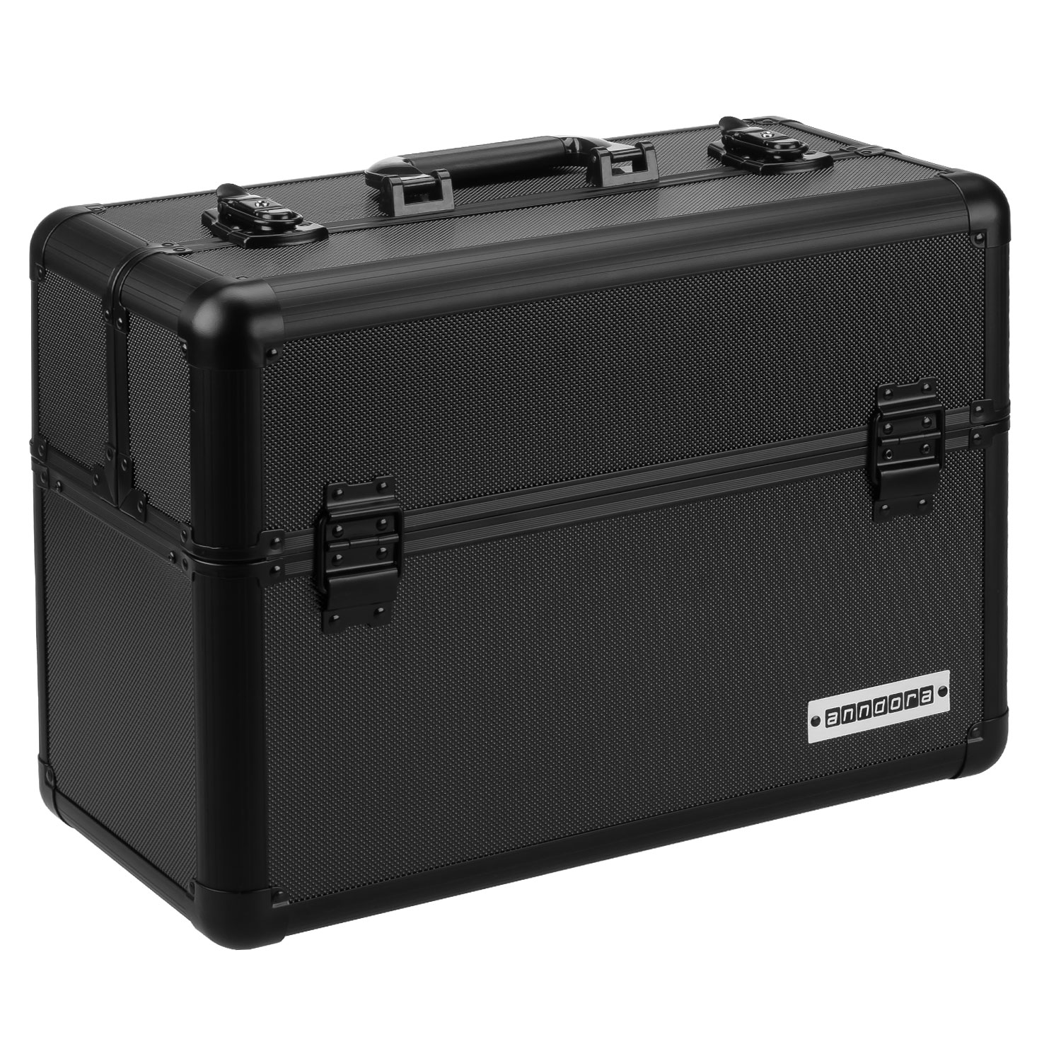 Multikoffer GRAFFITTI extra Fach für Flaschen 30cm Höhe - schwarz - anndora® Original