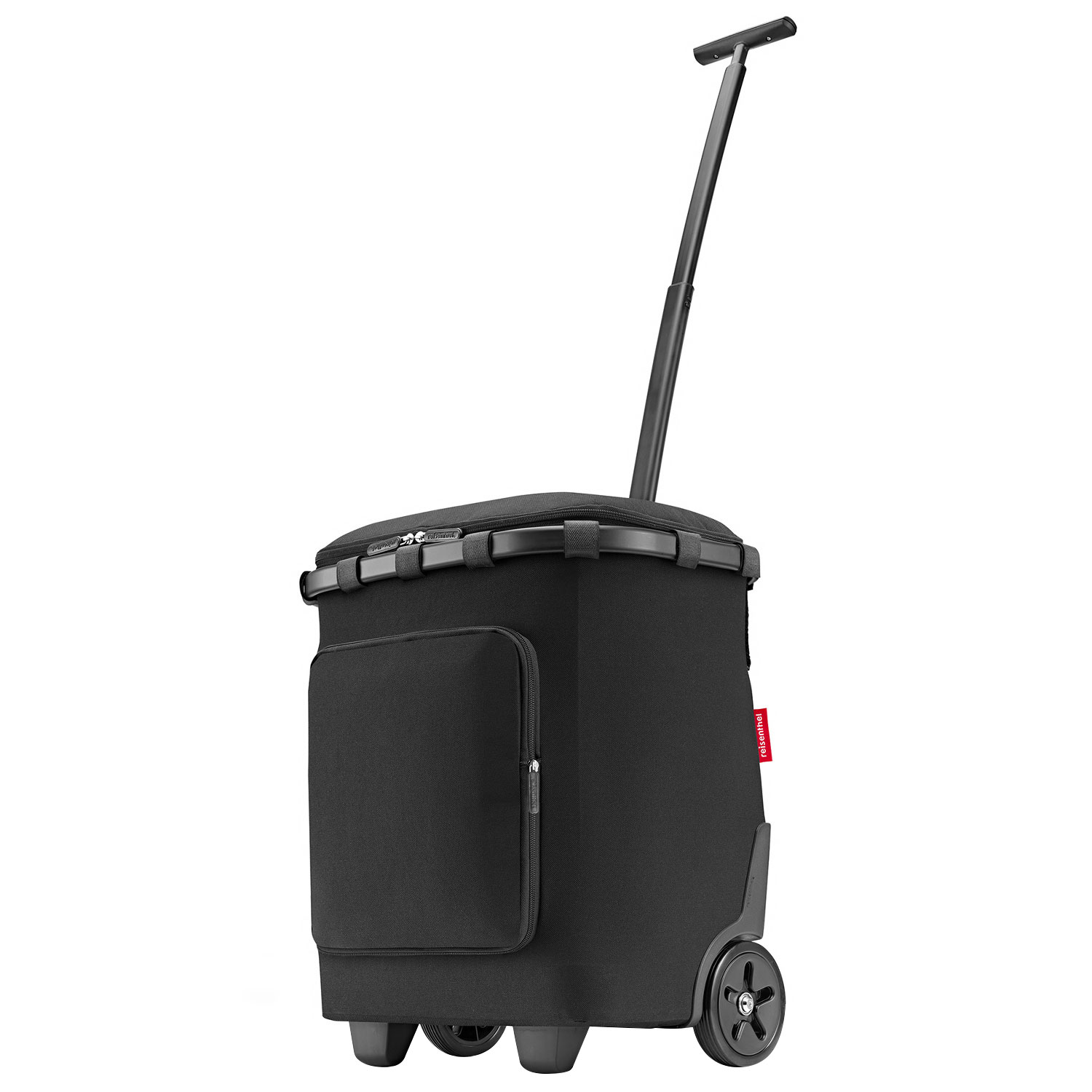reisenthel Einkaufstrolley carryruiser Black mit Rollen und Teleskopstange