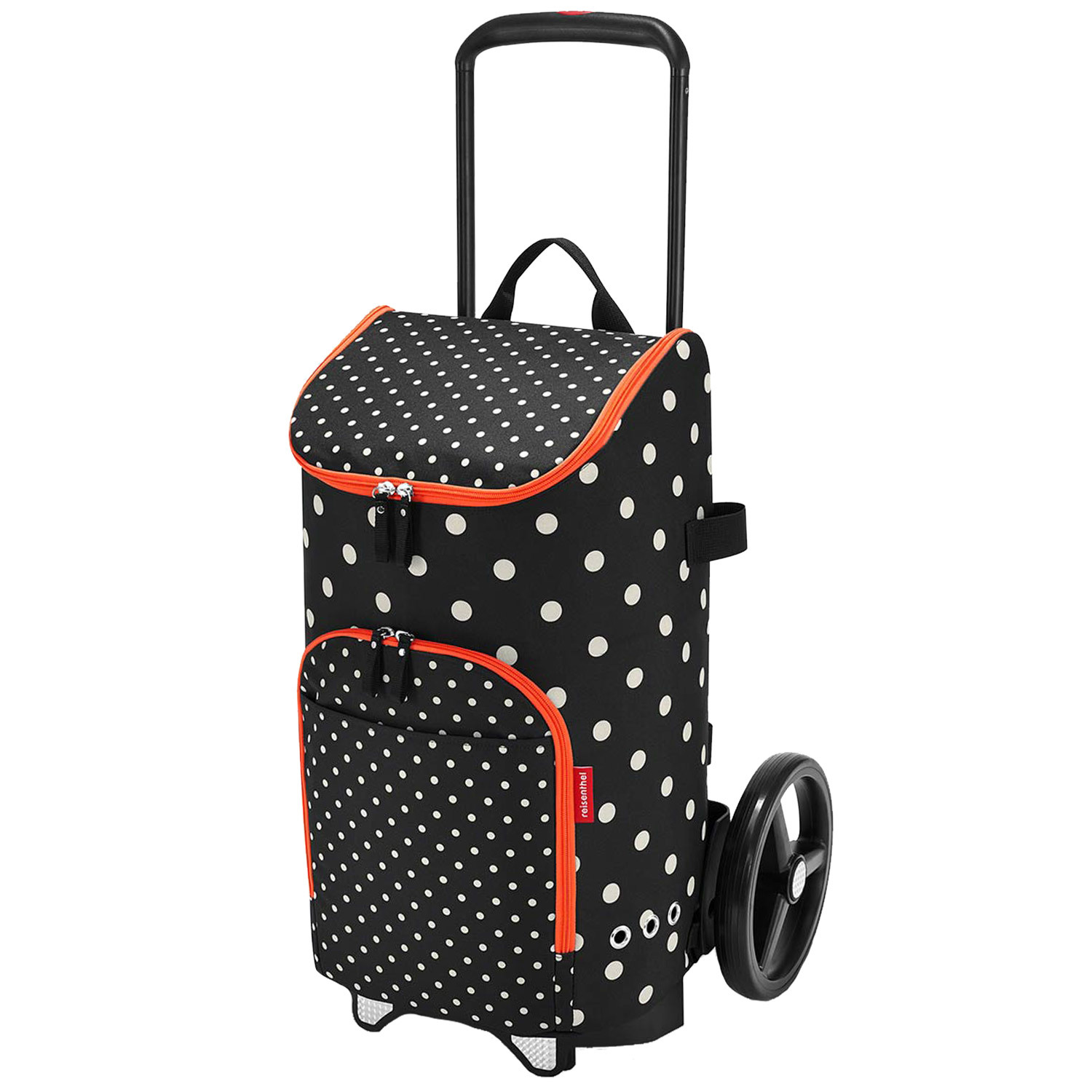 reisenthel Einkaufstrolley rack + bag 45 Liter mixed dots + mini Kühltasche