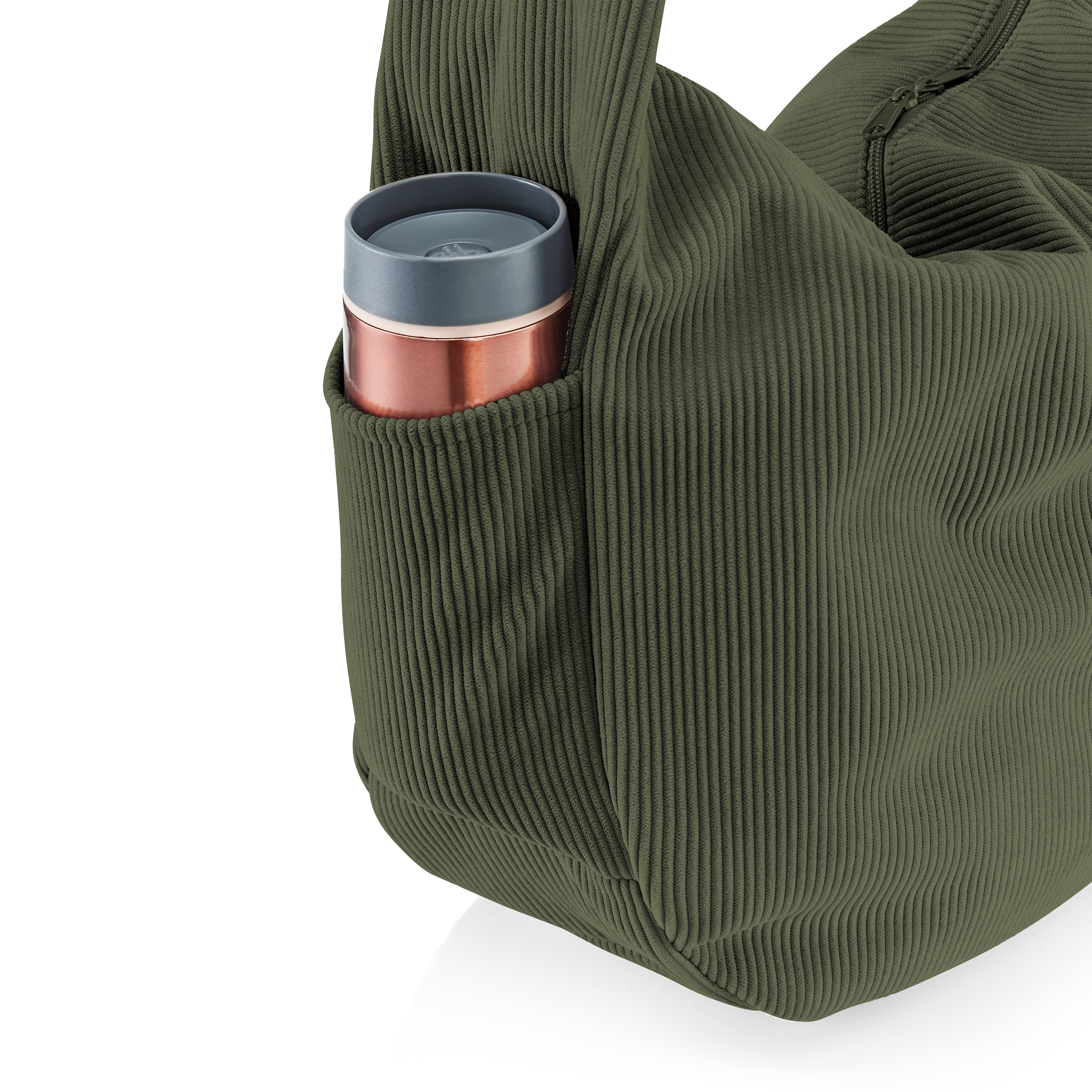 Reisenthel Moonbag - softe Umhängetasche - dark matcha - 33x14x48 cm