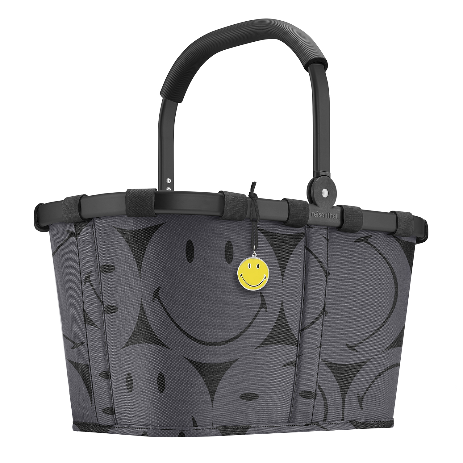 Reisenthel carrybag smiley grey - Einkaufskorb - 22 Liter