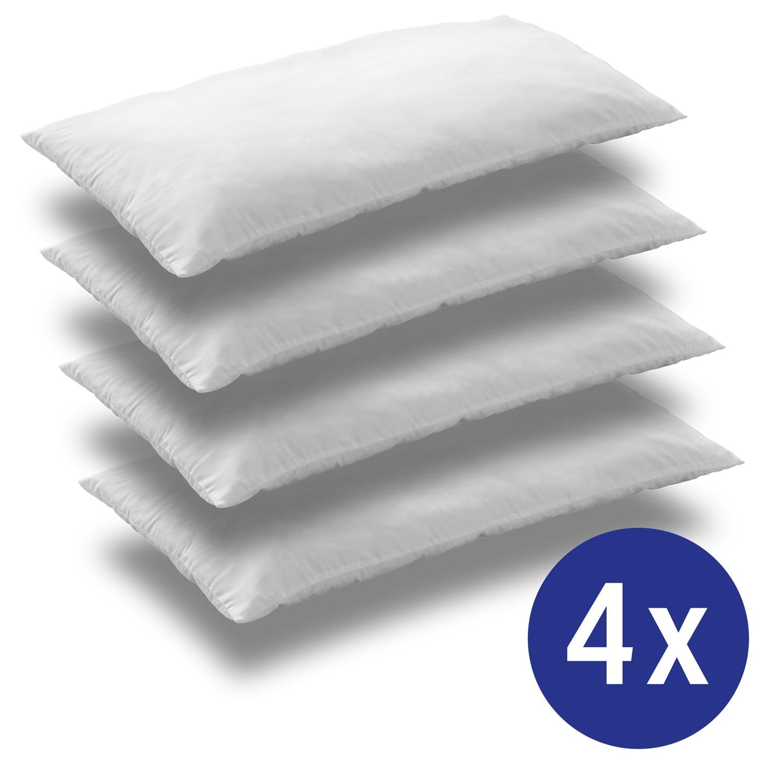 4 x CloudComfort Basic Mikrofaser Kopfkissen 40 x 80 cm