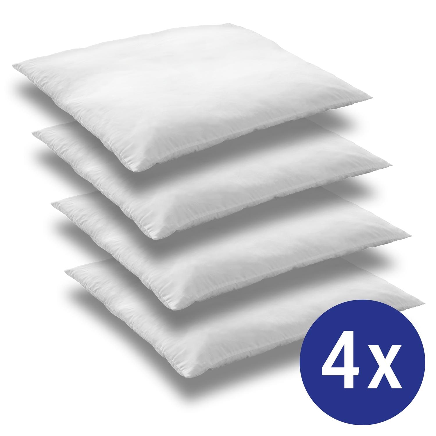 4 x CloudComfort Basic Mikrofaser Kopfkissen 80 x 80 cm