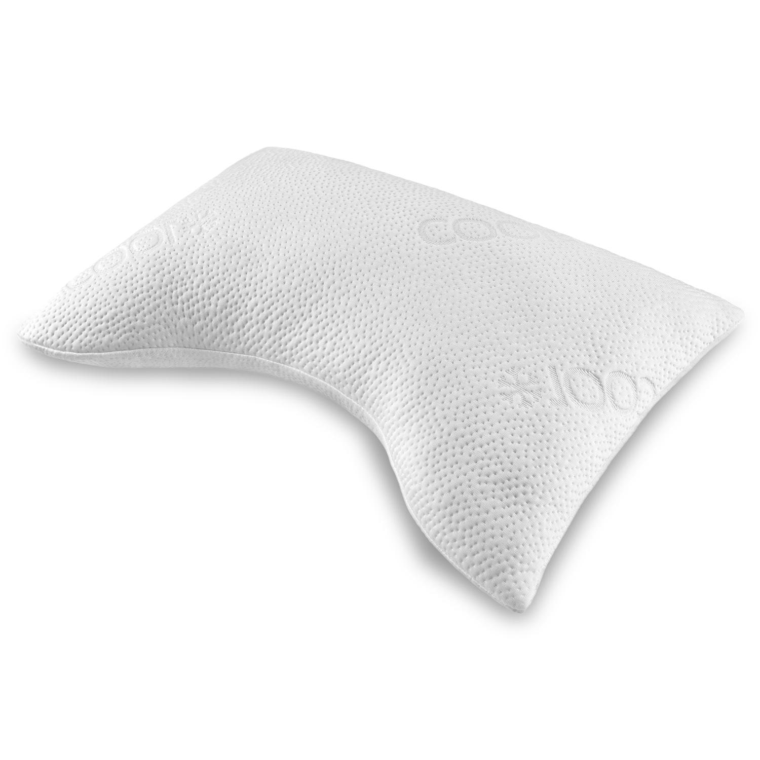 Sleezzz® Cool Gel-Schaum Kontur Nackenstützkissen 40 x 60 x 16 cm