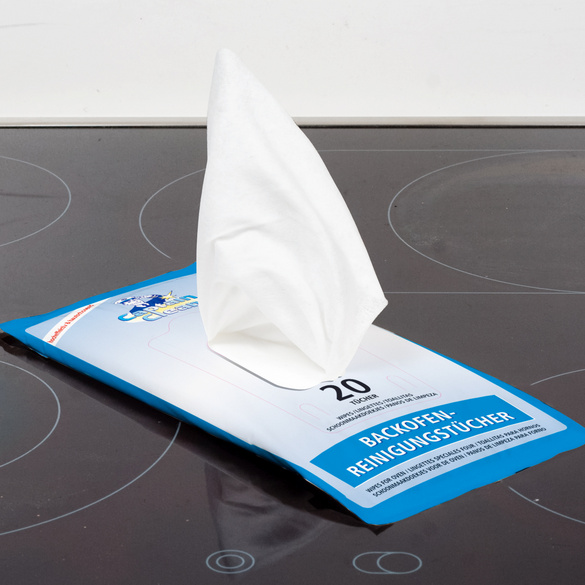 20 Backofen-Reinigungstücher