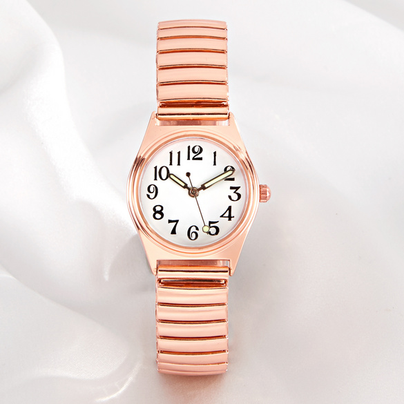 Armbanduhr roségold klein, Ø 2,8 cm