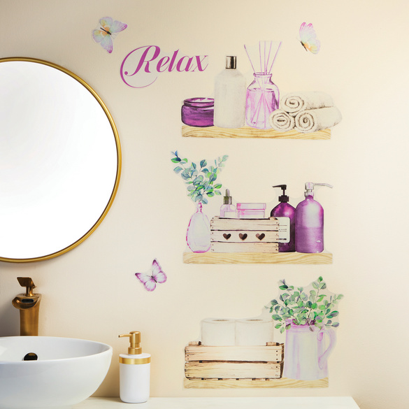 Badezimmer Wandsticker 'Regal', Eldo