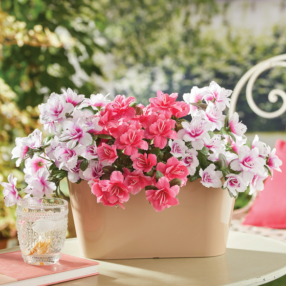 Balkon-Kunstblumen 'Azaleen' Gainsborough 3er-Set