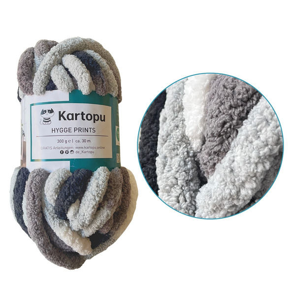 Chunkygarn „Hygge Prints“ Relax KARTOPU