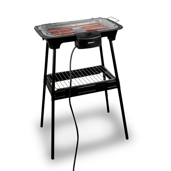 Elektrogrill 2-in-1 Tisch- & Standgrill ALPINA