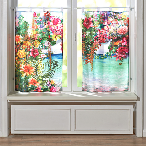 Gardine 'Tropic' 2er-Set Eldo