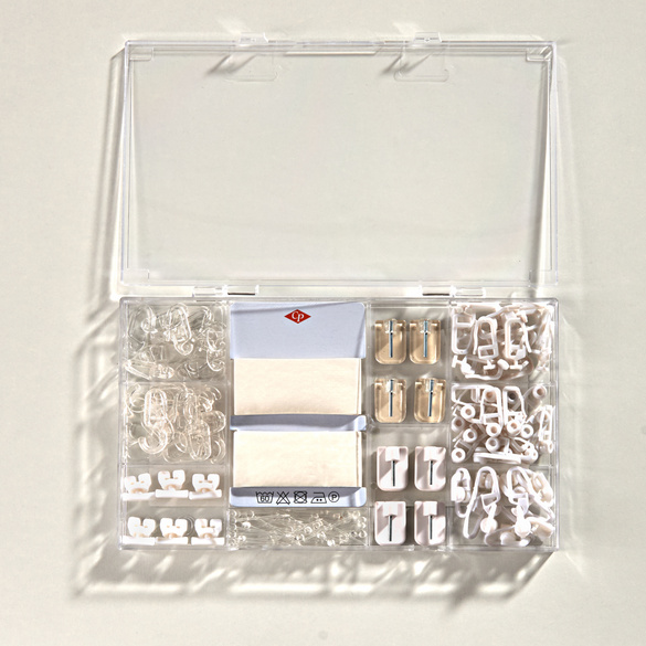 Gardinen-Ersatzteil-Set 130-tlg.