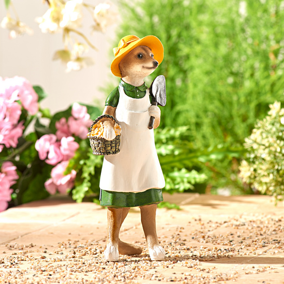 Gartendeko Erdmännchen-Gärtnerin 'Mia' Gainsborough