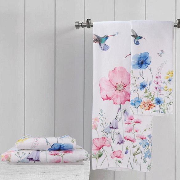 Handtücher 'Florales Design' 2er-Set