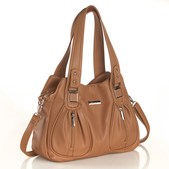Handtasche Shopper 'Deluxe' camel Amélie di Santi