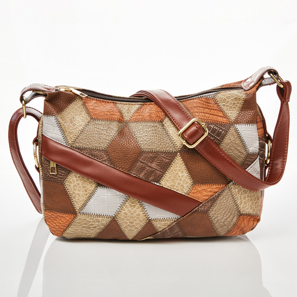 Handtasche in Patchwork-Design mit RFID-Schutz 'Doris' Amélie di Santi