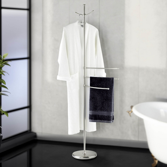 Handtuch- & Kleiderständer „Adiamo“, 3 Arme, höhenverstellbar WENKO