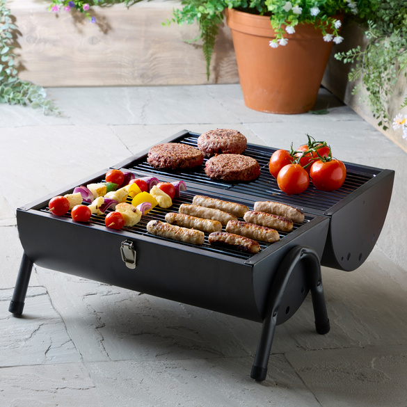 Holzkohlegrill mit 2 Rosten Basilico