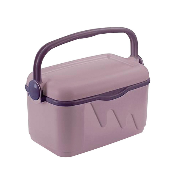 Kühlbox mit Deckel und Bügelgriff 10 L lila CURVER