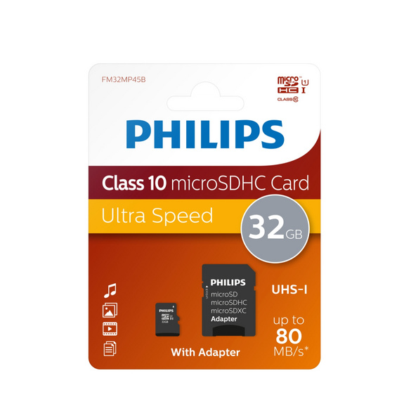Micro SD Karte 32 GB Philips