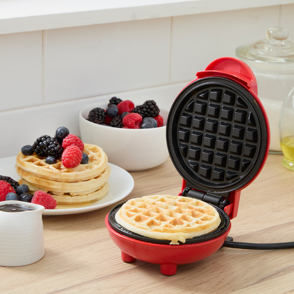 Mini-Waffeleisen für Ø 10 cm Waffeln Basilico
