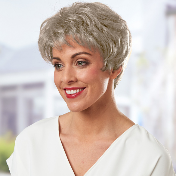 Naturell Perücke 'Emma', graumeliert