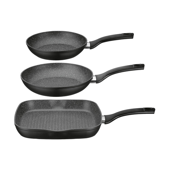 Pfannen-Set „Gourmet“ 3-tlg. mit Antihaftversiegelung GSW