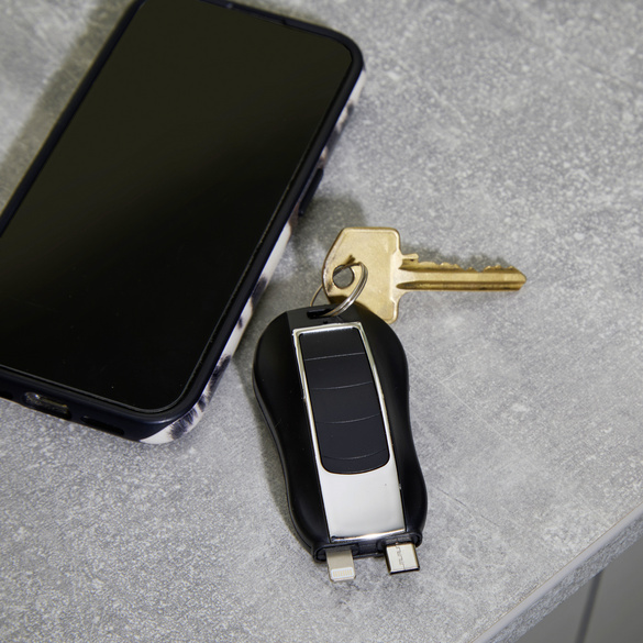 Schlüsselanhänger mit Powerbank 1200mAh 2-in-1 Victor Tools