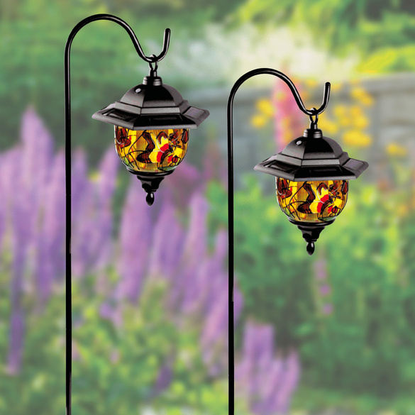Solar-Leuchten 'Tiffany' 2er-Set
