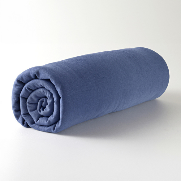 Spannbettlaken dunkelblau 100 x 200 cm, 2er-Set