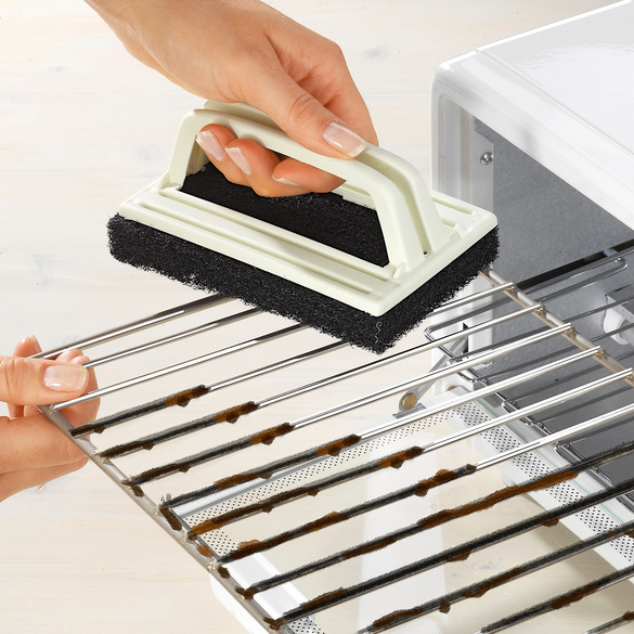 Stahlschwamm für Grill und Backofen